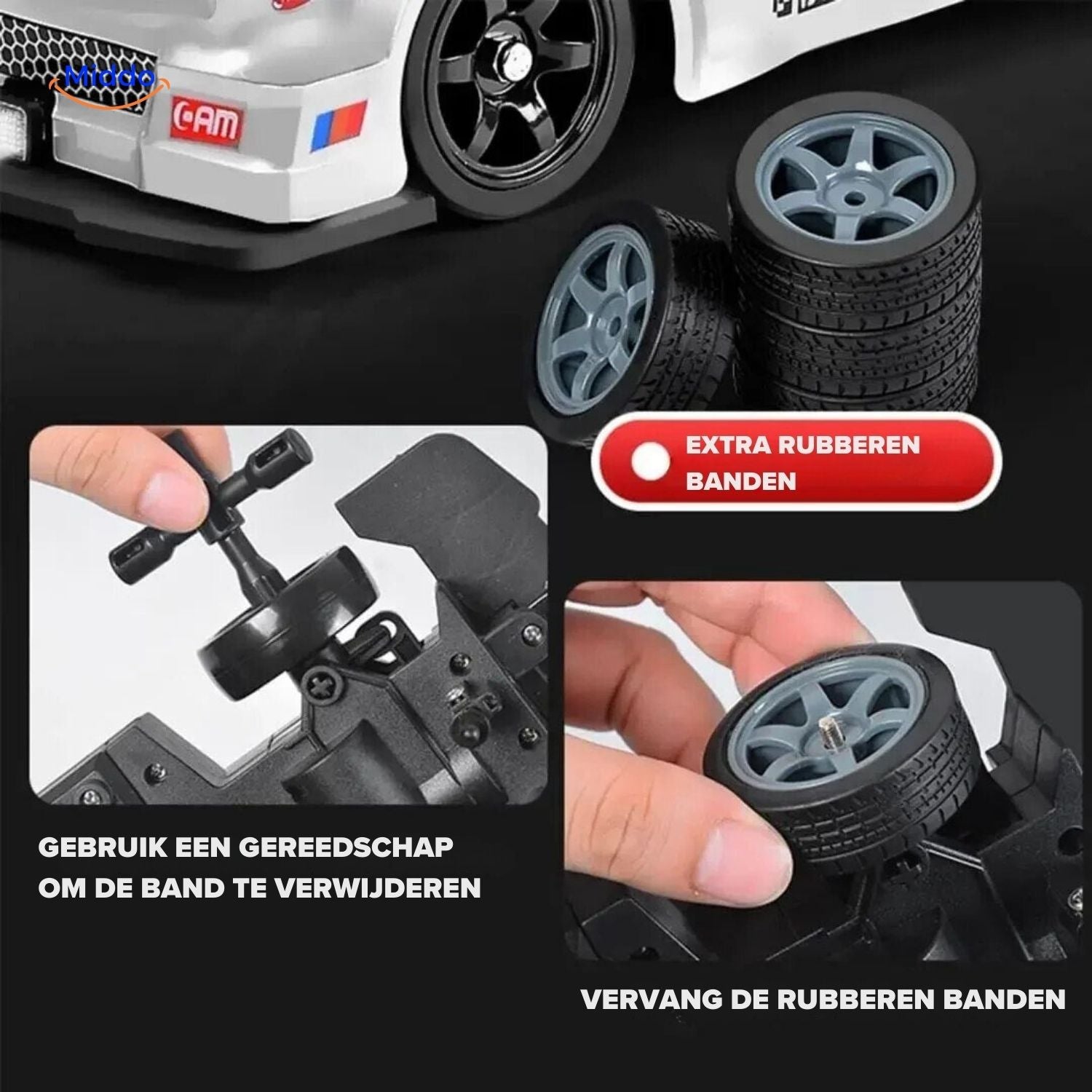 TurboDrift 4WD | Lightning-Fast Drift RC Car with Turbo Charging Function