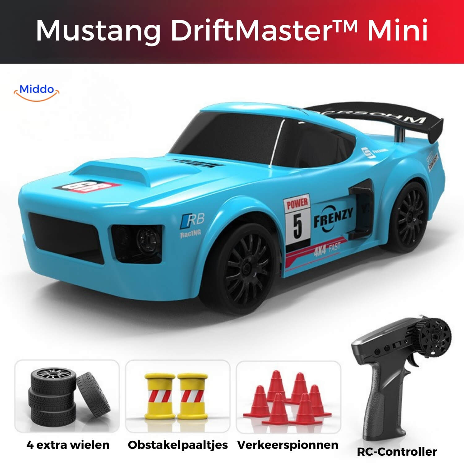TurboDrift 4WD | Lightning-Fast Drift RC Car with Turbo Charging Function
