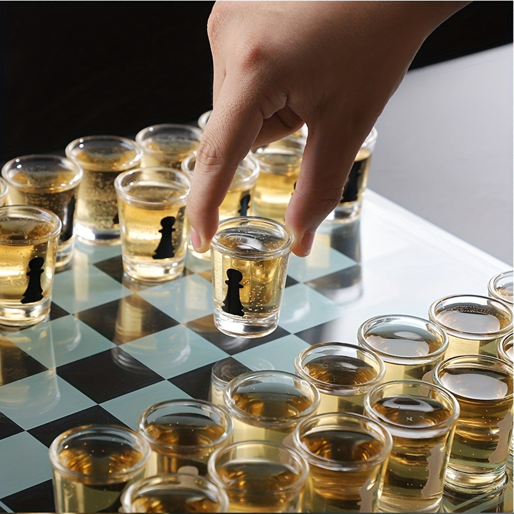 DrinkChess - Chess game with shot glasses for parties