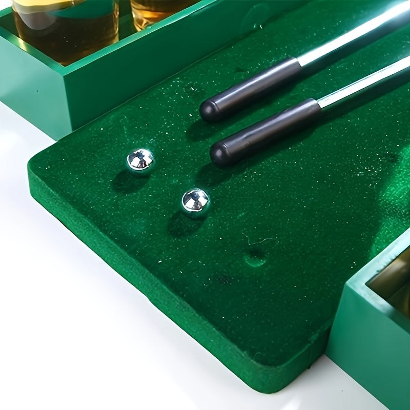 Golf Drinking Game - Miniature Tabletop Golf Set with Shot Glasses