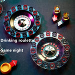DrinkRoulette - Exquisite Roulette Drinking Game Set with 16 Shot Glasses