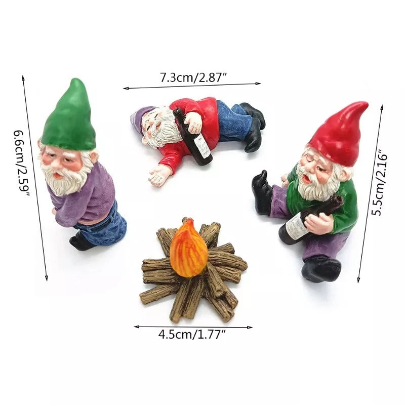 Drunk Dwarfs | Original Garden Decoration