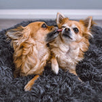 FluffyNest Komfort Hundebett – Orthopädisches Plüschschlafkissen für Hunde