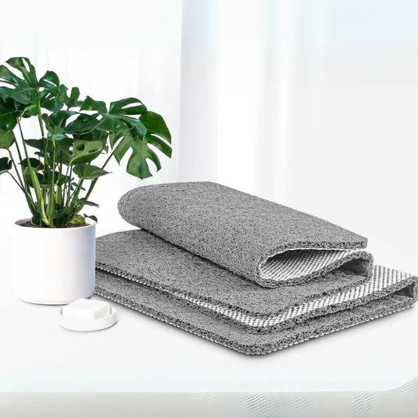 Badezimmermatte | Schnell trocknende Anti-Rutsch-Matte | Hygienische Abflussstruktur | AquaSafe