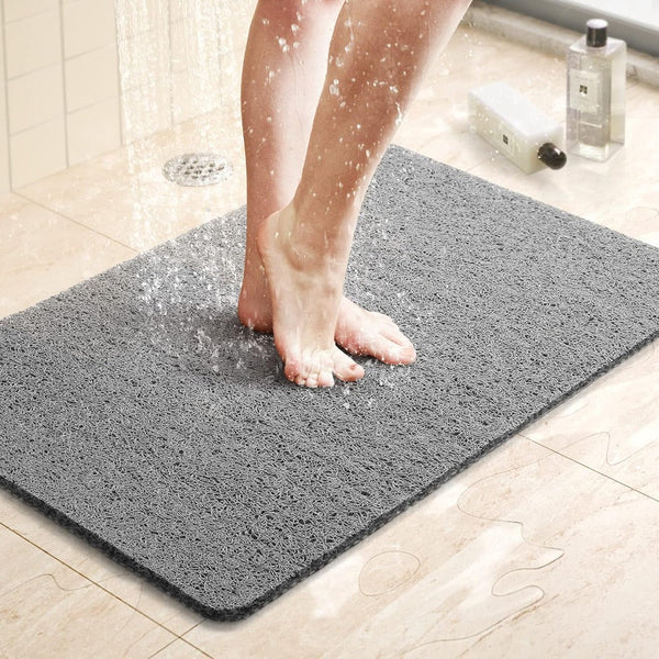 Badezimmermatte | Schnell trocknende Anti-Rutsch-Matte | Hygienische Abflussstruktur | AquaSafe