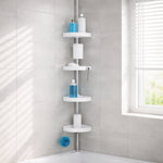Verstellbares Eckregal für Dusche und Bad – Platzsparender Organizer