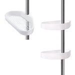 Verstellbares Eckregal für Dusche und Bad – Platzsparender Organizer