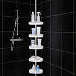 Verstellbares Eckregal für Dusche und Bad – Platzsparender Organizer