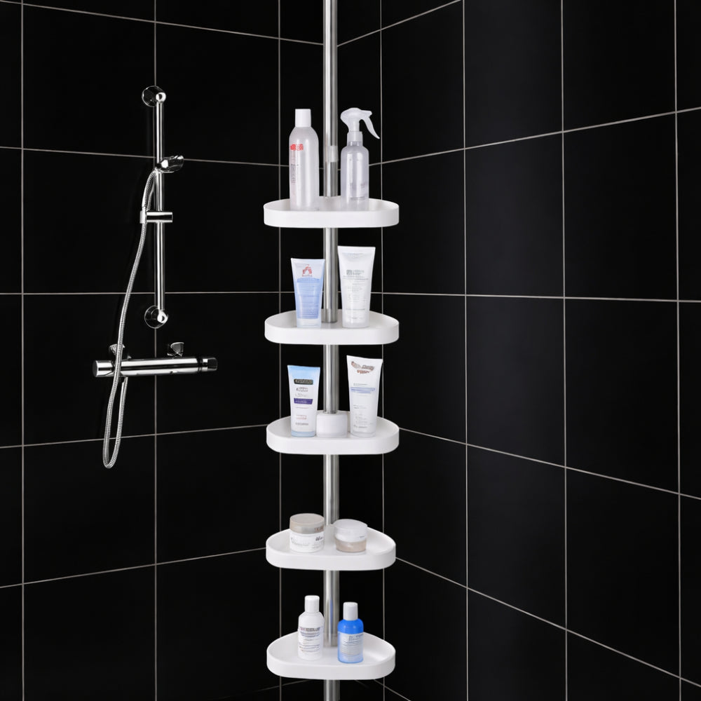 Verstellbares Eckregal für Dusche und Bad – Platzsparender Organizer