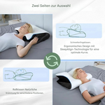 Ergonomisches Nackenstützkissen aus Memory-Schaum – Perfekte Unterstützung für Nacken und Rücken