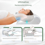 Ergonomisches Nackenstützkissen aus Memory-Schaum – Perfekte Unterstützung für Nacken und Rücken