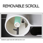 Selbstklebender Toilettenpapierhalter mit Trockenhaltefunktion – Wasserdichte Wandlösung mit zusätzlichem Stauraum