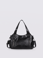 Stylische Handtasche mit mehreren Fächern und abnehmbarem Schultergurt