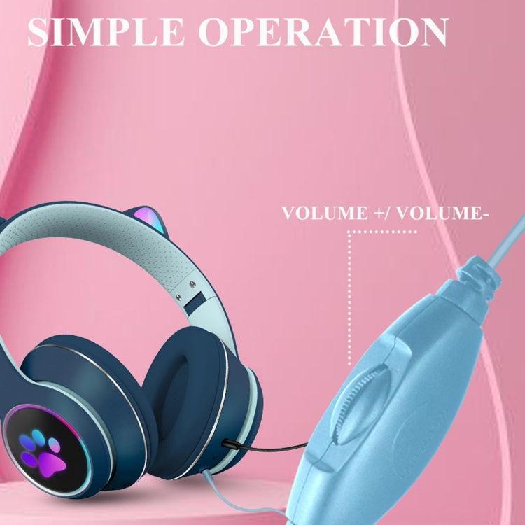 Gaming-Headset im Katzenohr-Design mit LED-Beleuchtung