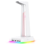 Luminax | RGB Gaming Headset Halterung mit Beleuchtung (Weiß)