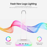 Luminax | RGB Gaming Headset Halterung mit Beleuchtung (Weiß)
