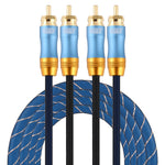 Premium Audio-Kabel | 2 x RCA-Stecker auf 2 x RCA-Stecker, 2m