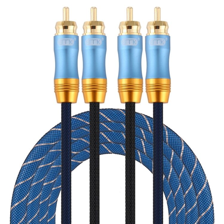 Premium Audio-Kabel | 2 x RCA-Stecker auf 2 x RCA-Stecker, 2m