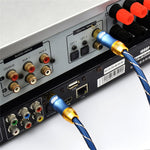 Premium Audio-Kabel | 2 x RCA-Stecker auf 2 x RCA-Stecker, 2m