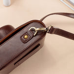Luxuriöse Ledertasche für FUJIFILM X100VI – Robuster Schutz in Braun