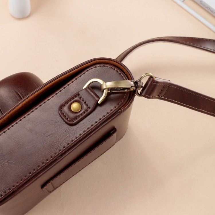 Luxuriöse Ledertasche für FUJIFILM X100VI – Robuster Schutz in Braun