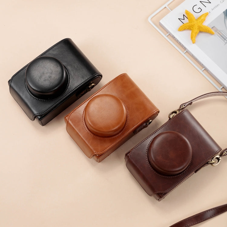 Luxuriöse Ledertasche für FUJIFILM X100VI – Robuster Schutz in Braun