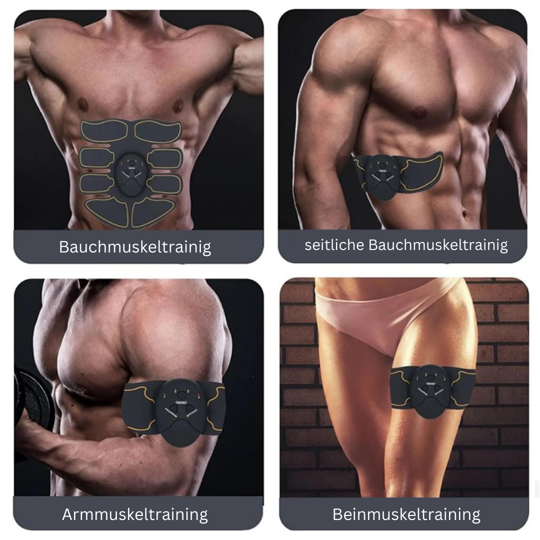 Effektiver Muskelstimulator für Zuhause | USB aufladbar | FitFlex