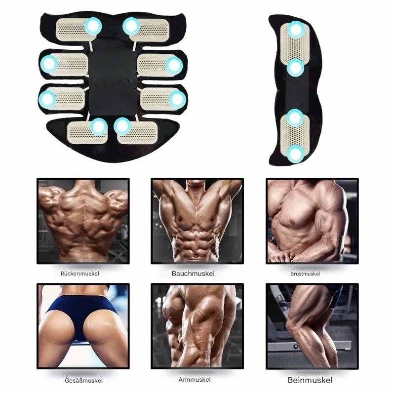 Effektiver Muskelstimulator für Zuhause | USB aufladbar | FitFlex