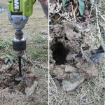 Auger drill bits for effortless gardening