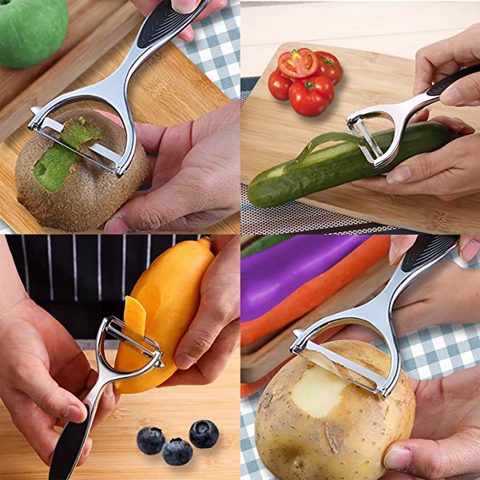 Versatile Vegetable and Fruit Peeler for Effortless Peeling