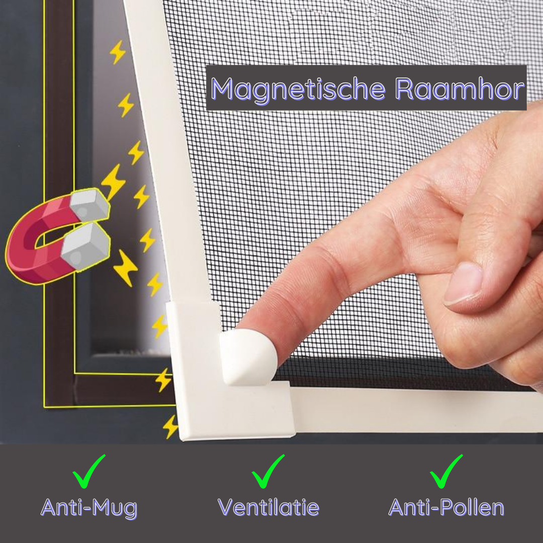 EasyFix Insect Screen | Open Window - No Mosquitoes, Flies or Pollen