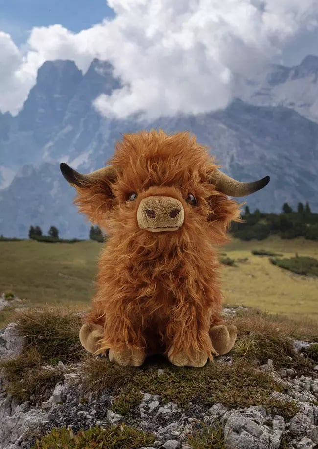Sustainable Highland cow plush toys