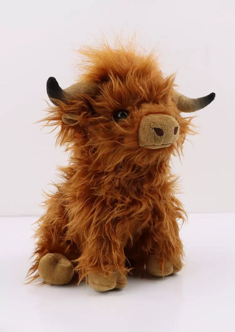 Sustainable Highland cow plush toys