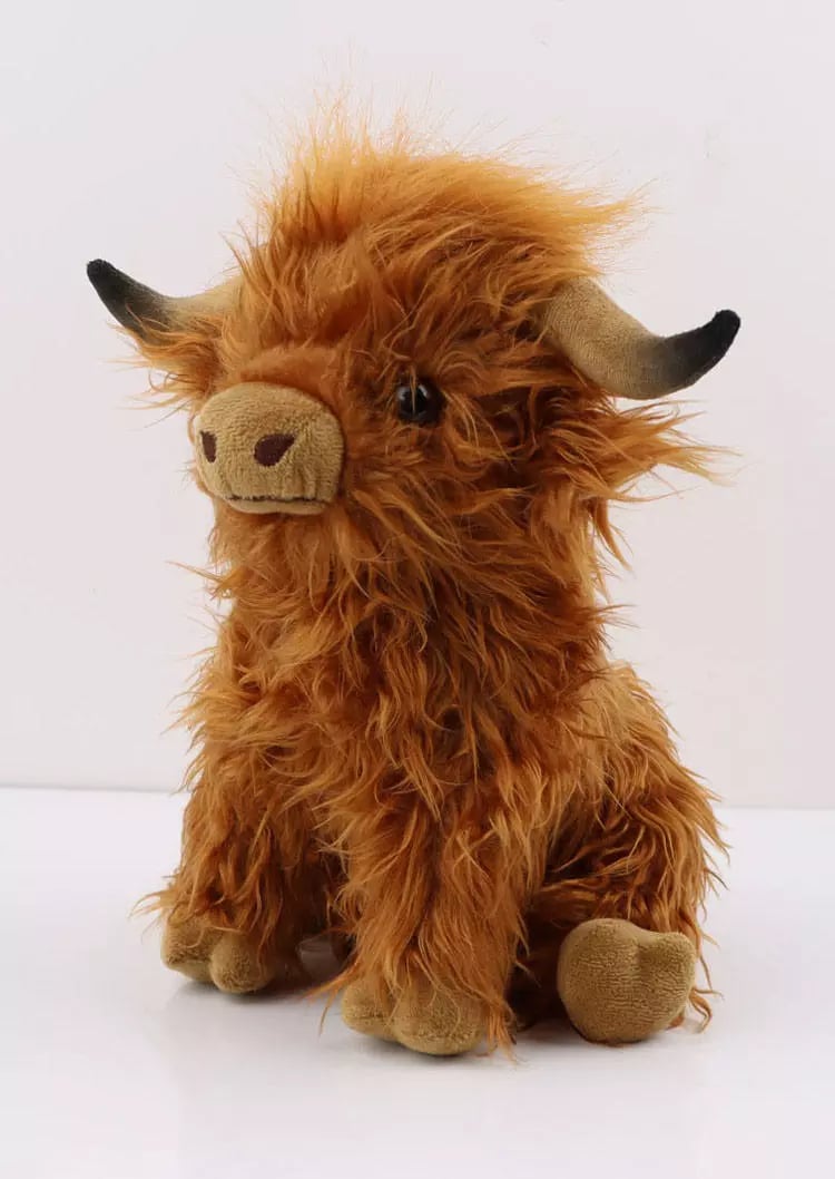 Sustainable Highland cow plush toys
