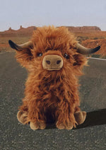 Sustainable Highland cow plush toys