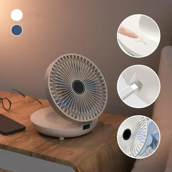 EcoBreeze - Portable Wall Fan for Any Room