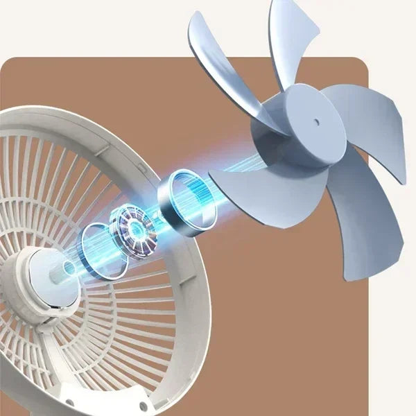 EcoBreeze - Portable Wall Fan for Any Room