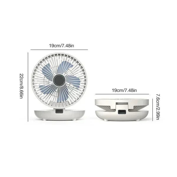 EcoBreeze - Portable Wall Fan for Any Room