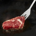 Edelstahl Grillbesteck Set | Mit Tragetasche für Unterwegs | Sicherer Griff mit Hitzeschutz