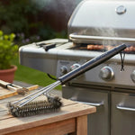 Grillbürste aus Edelstahl für müheloses Reinigen