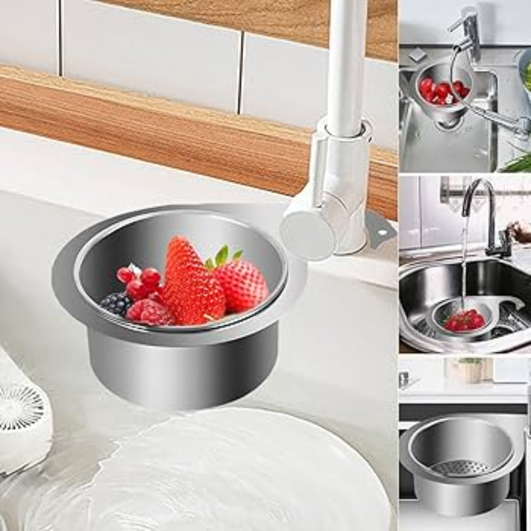 Eleganter Edelstahl-Abflusssieb für eine störungsfreie Spüle