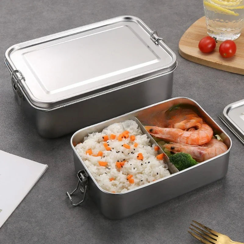 Edelstahl Lunchbox Set – Umweltfreundliche Aufbewahrungslösung