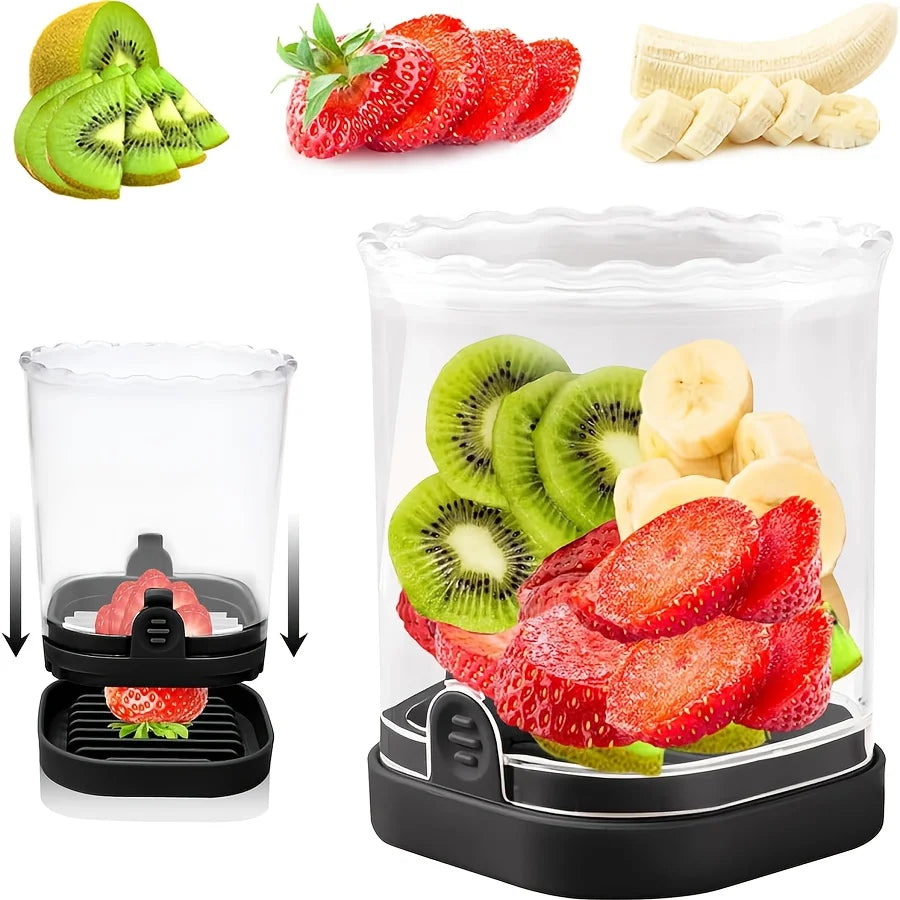 Multifunktionaler Küchenhelfer – Schneller Obst- und Gemüseschneider