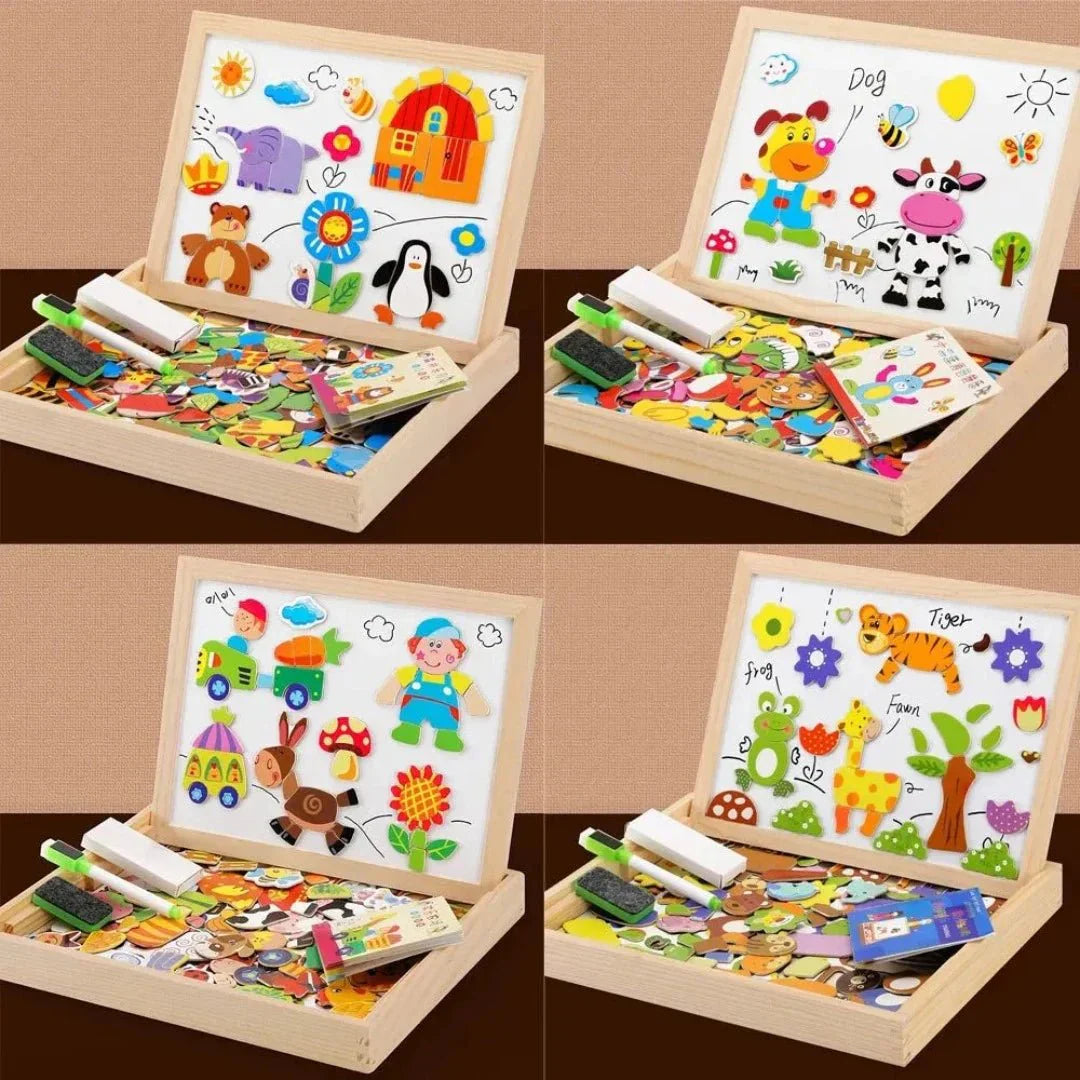 EduCreate - Double-Sided Magnetic Drawing Board Set