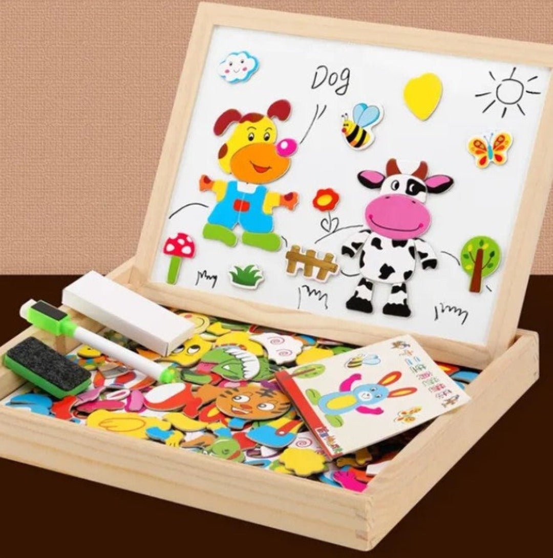 EduCreate - Double-Sided Magnetic Drawing Board Set