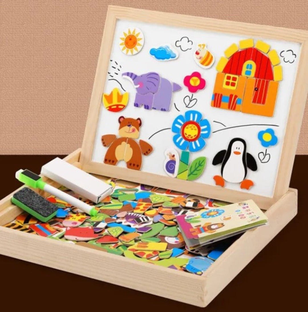 EduCreate - Double-Sided Magnetic Drawing Board Set
