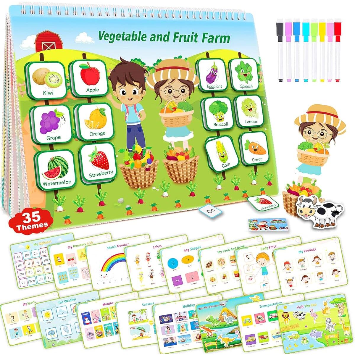 Montessori Learning Book - Fosters Knowledge and Creativity
