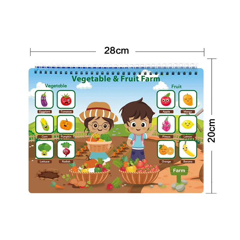Montessori Learning Book - Fosters Knowledge and Creativity