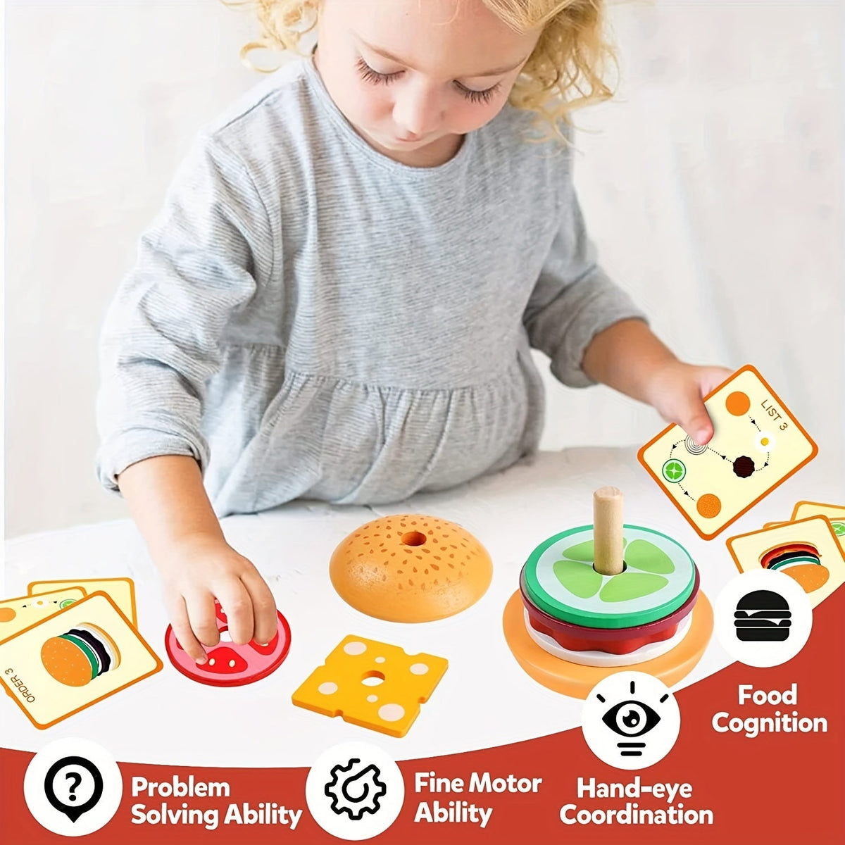 Montessori Stacking Toy - Creative Learning for Toddlers
