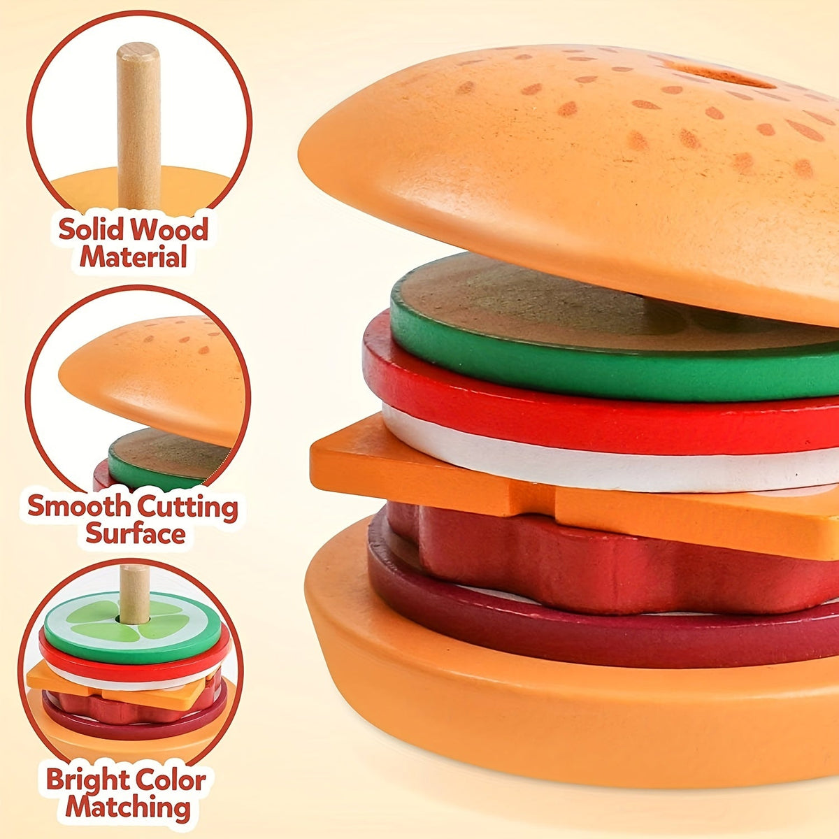 Montessori Stacking Toy - Creative Learning for Toddlers